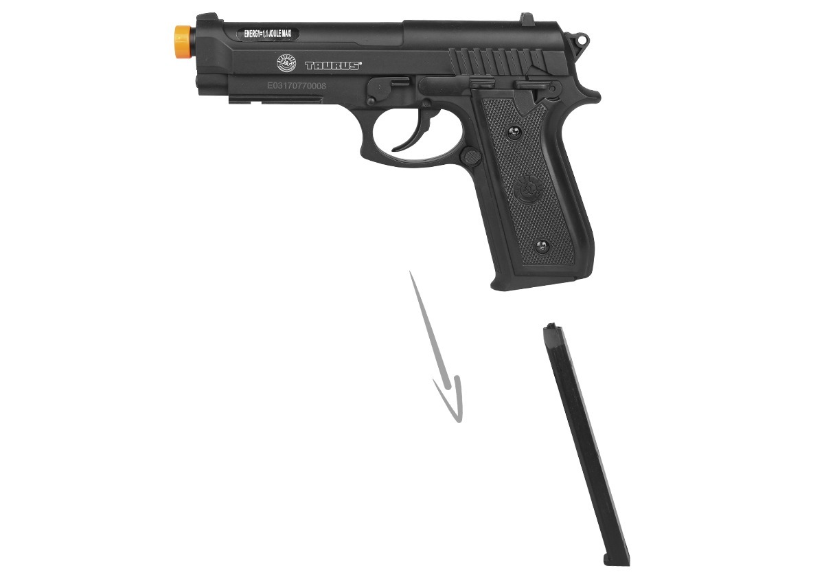 Pistola de Airsoft Co2 Taurus PT92 - 6mm - Cybergun