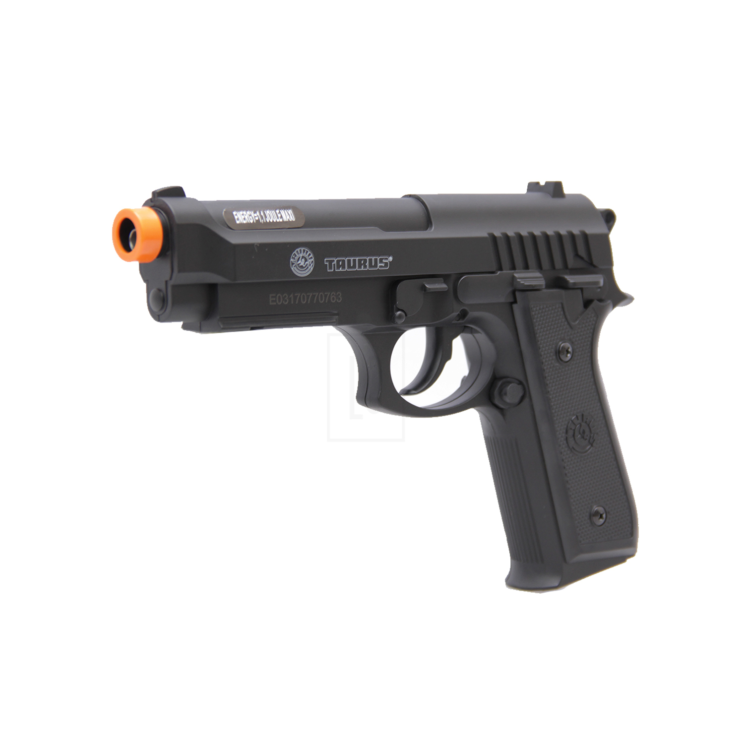 Pistola de Airsoft Co2 Taurus PT92 ABS Cybergun - 6mm + Alvo + Munição + Maleta + Cilindros