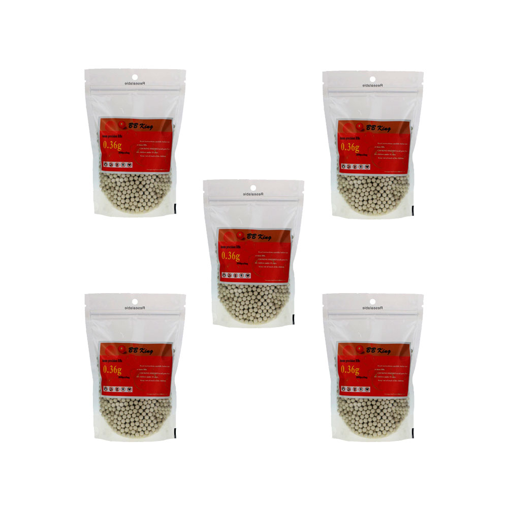 Esferas Plásticas BB King - 0,36g - 5 Pacotes