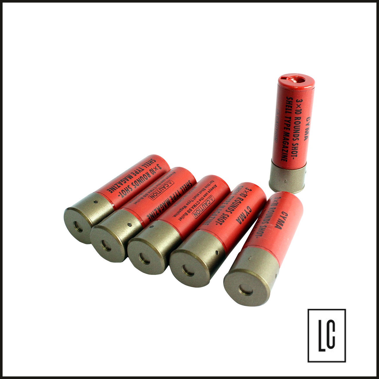 Kit 6 Cartuchos P/Shotgun Airsoft - 30 BB's - Cyma
