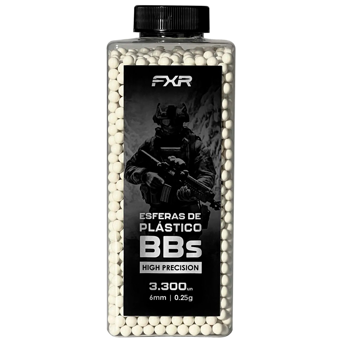Airsoft BBs 0.25g 6mm FXR High Precision 3300Un