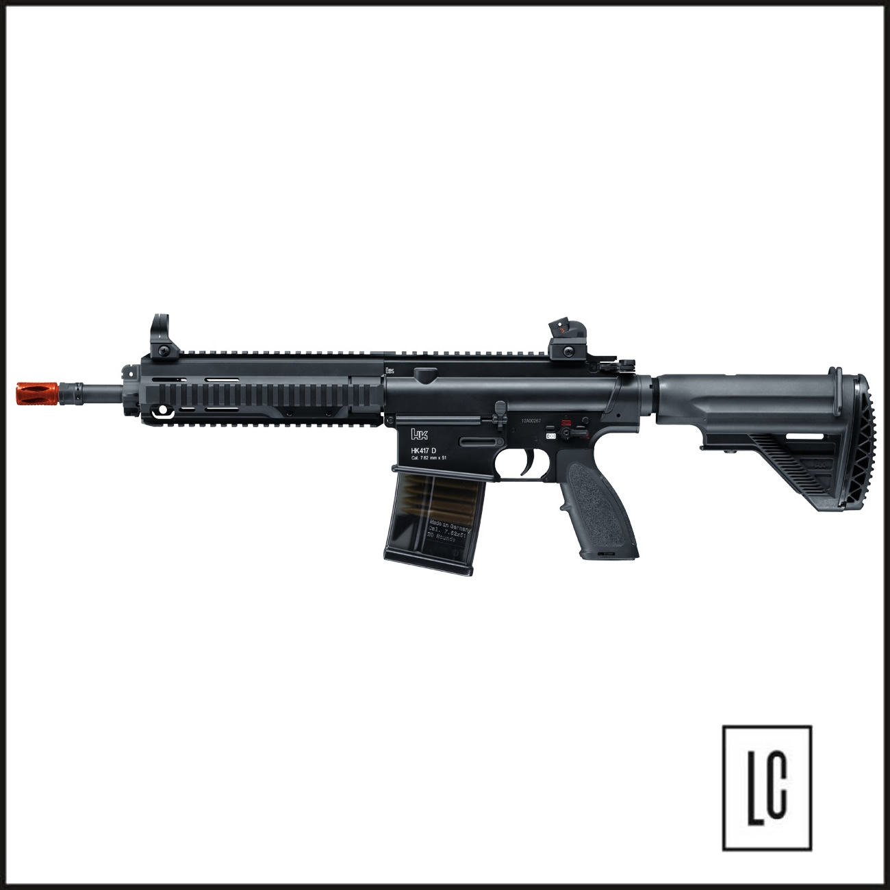 Rifle-Airsoft-HK-417D-6mm-Umarex-Mostruário-Loja-da-Carabina