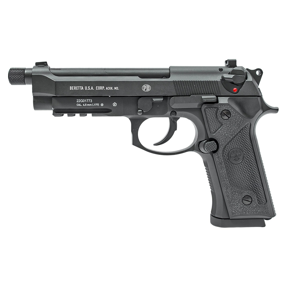 Pistola de Pressão Co2 Beretta M9A3 BlowBack 4.5mm Licenciada - Mostruário