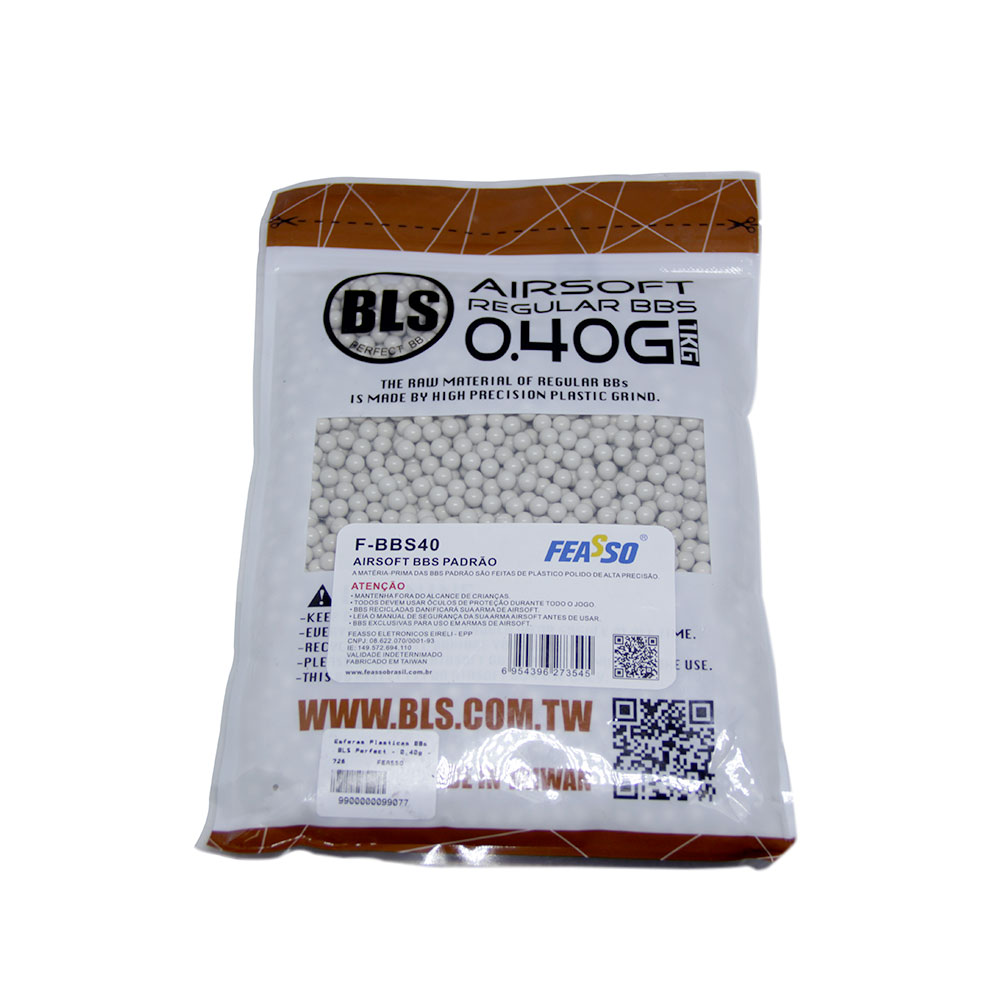 Esferas Plásticas BBs BLS Perfect - 0,40g - 2500 Unidades