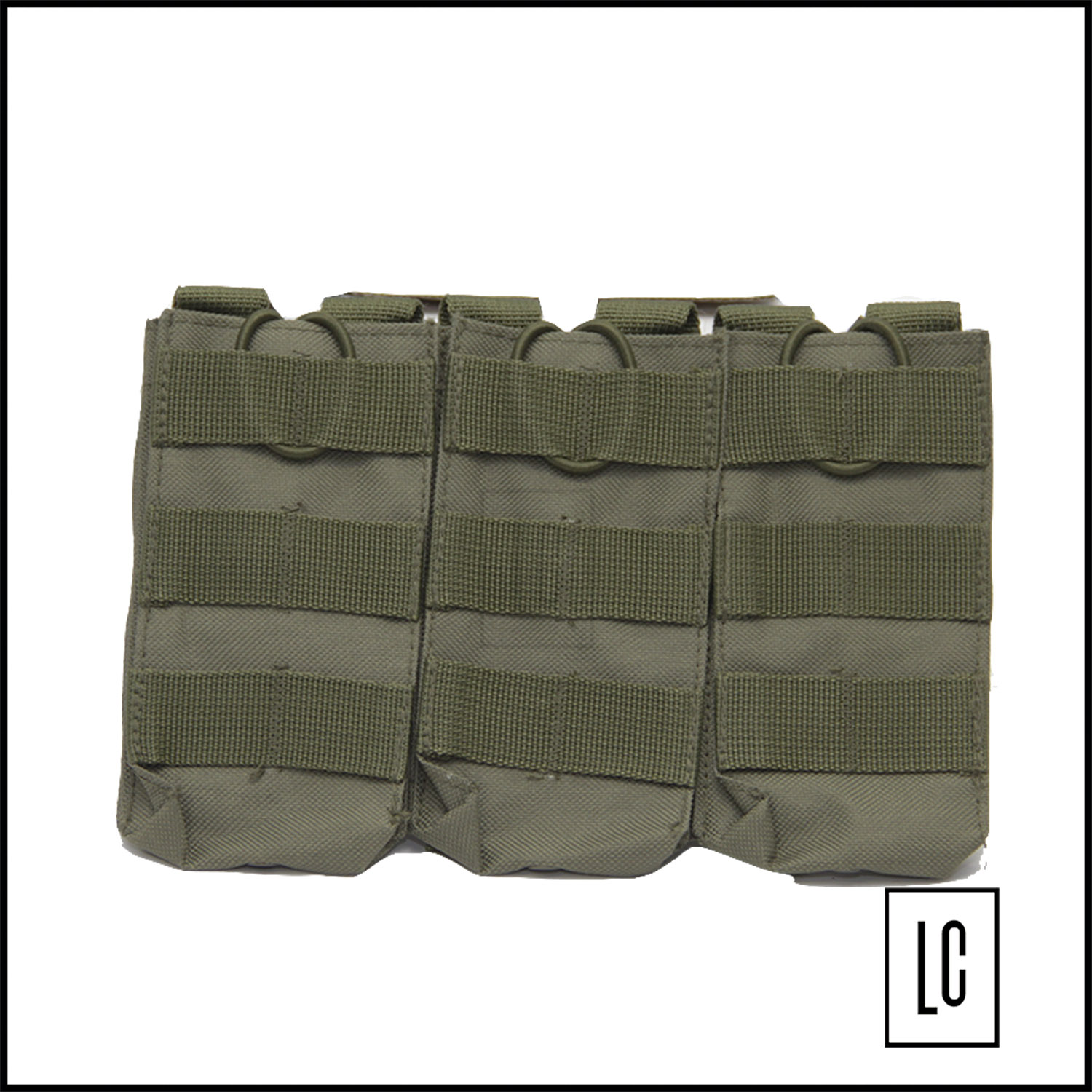 Bolso Porta Magazine Triplo M4M16 - Verde Oliva - Phantom Gear 