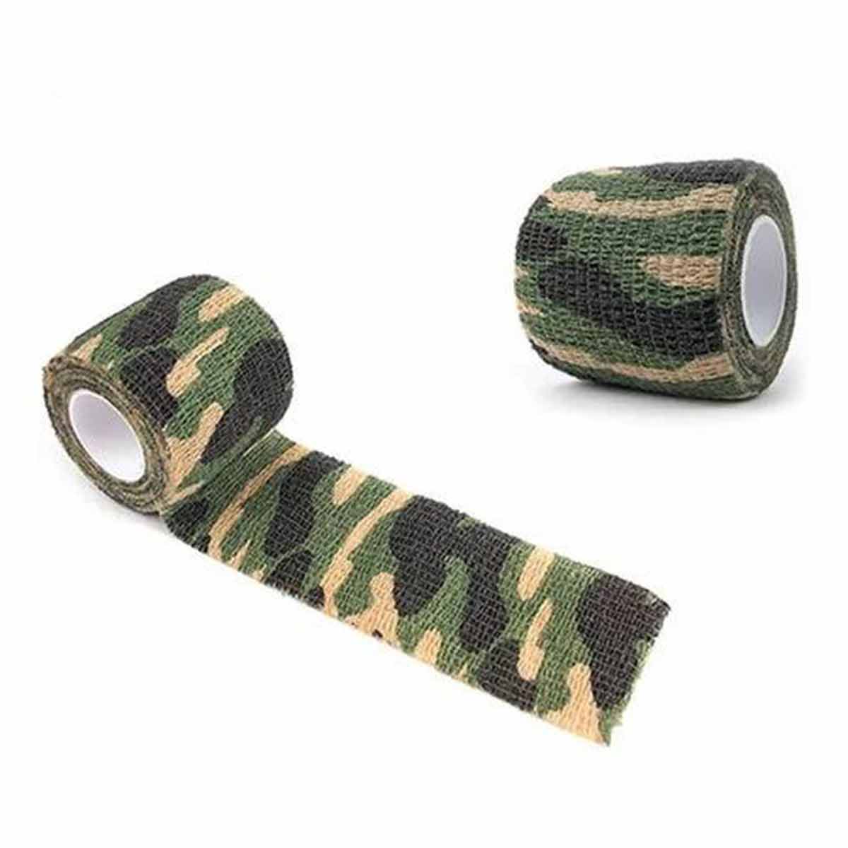 Camotape Fita Adesiva Camuflado Woodland 4.5m