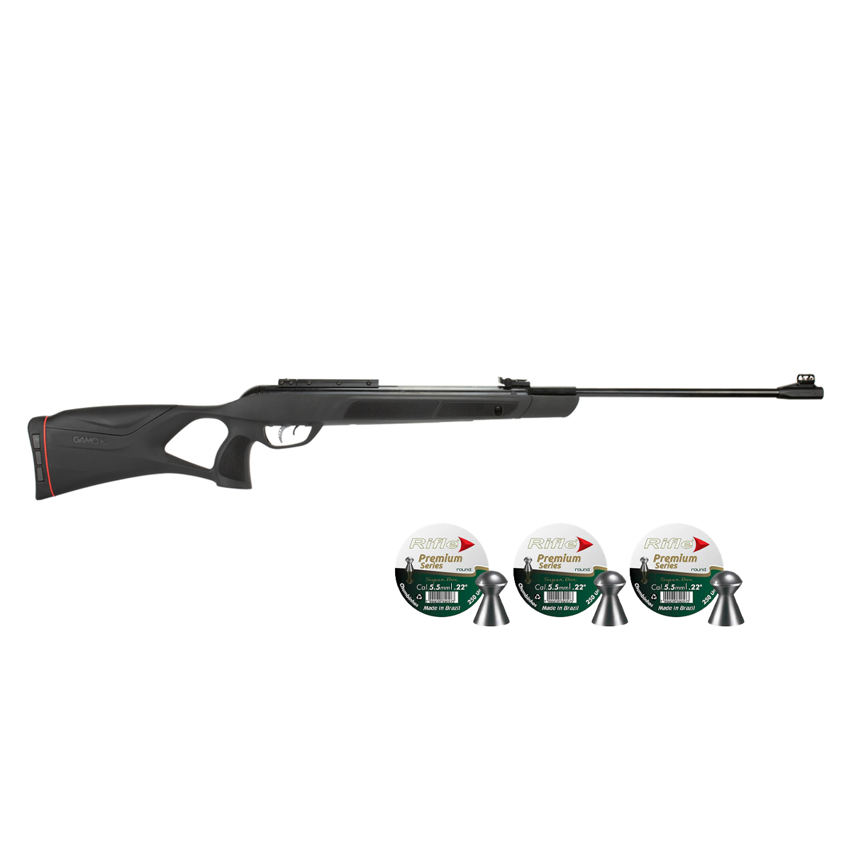 Carabina de Pressão Gamo G-Magnum 1250 Mach1 IGT Nitro 5.5mm + Chumbinho