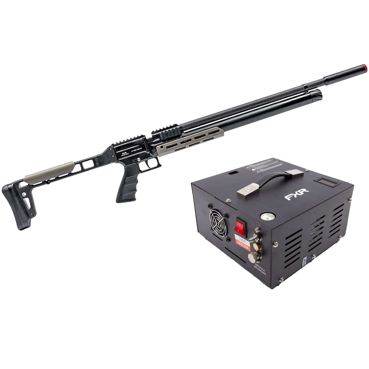 Carabina PCP AP1000B Nomad HC Artemis 6.35mm + Compressor