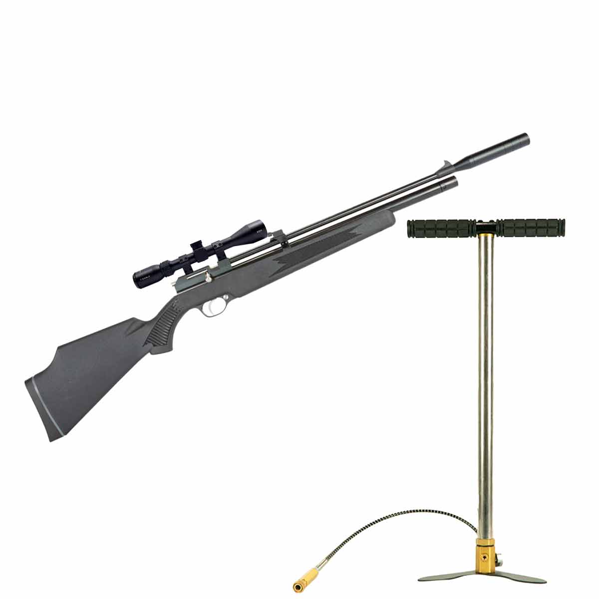 Carabina PCP Artemis PR900S 5.5mm + Luneta 3-9x40 + Bomba Manual 300 BAR