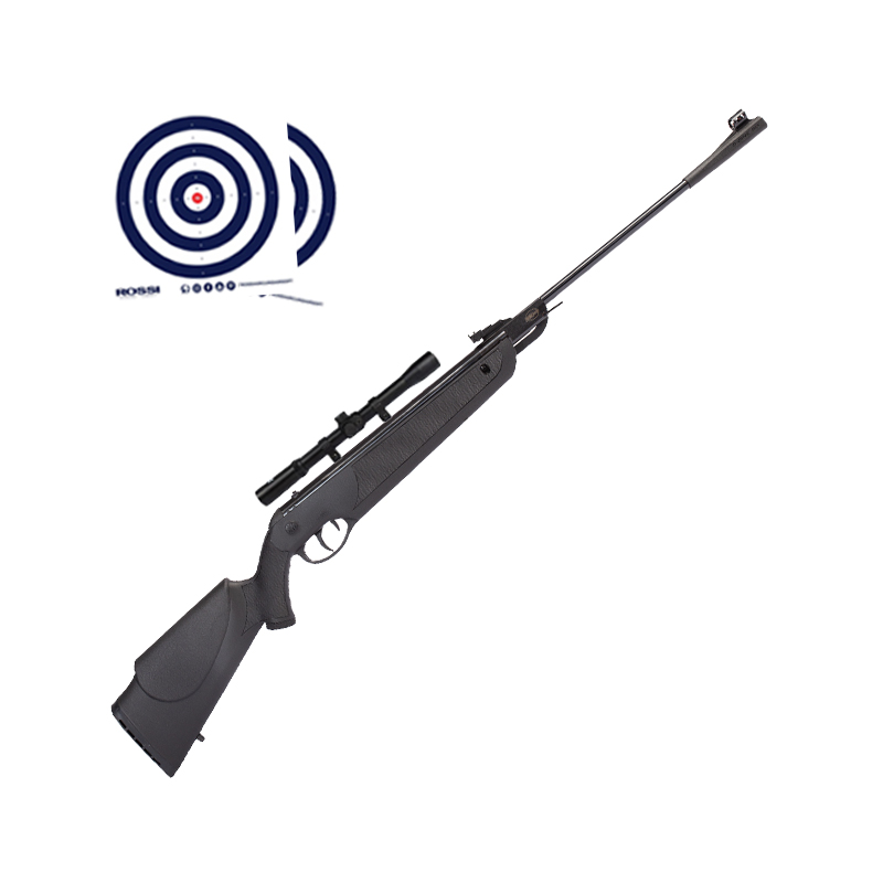 Carabina de Pressao Dione 5G Nitro 5 5mm + Luneta 4x20 Thunder Outdoors + Alvos