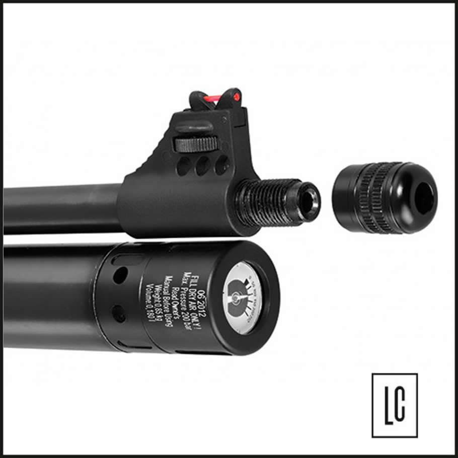 Carabina de Pressão Hatsan PCP AT44 10 - 5,5mm + Bomba Manual Hatsan