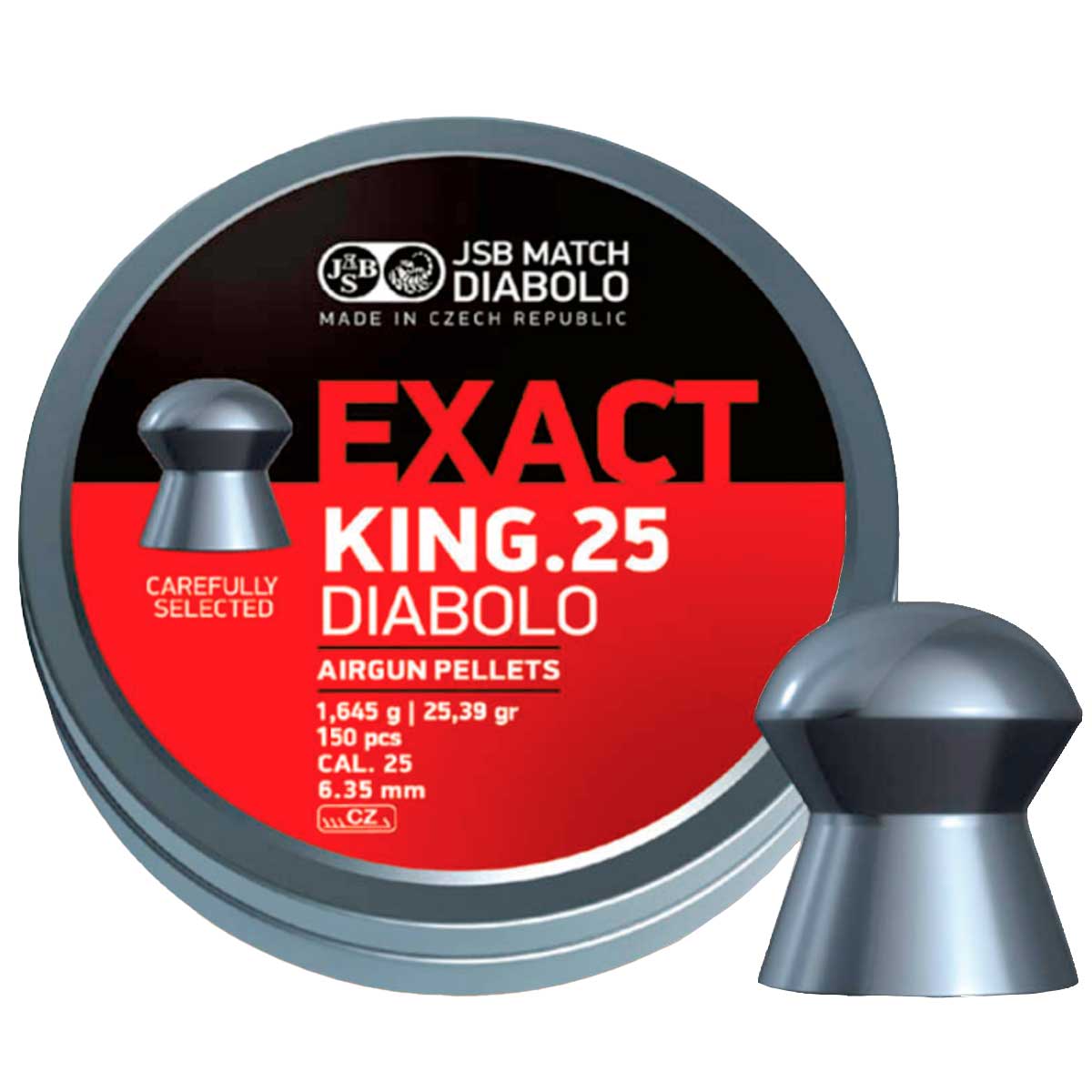 Chumbinho JSB Exact King 6.35mm 25.39gr 150 Un