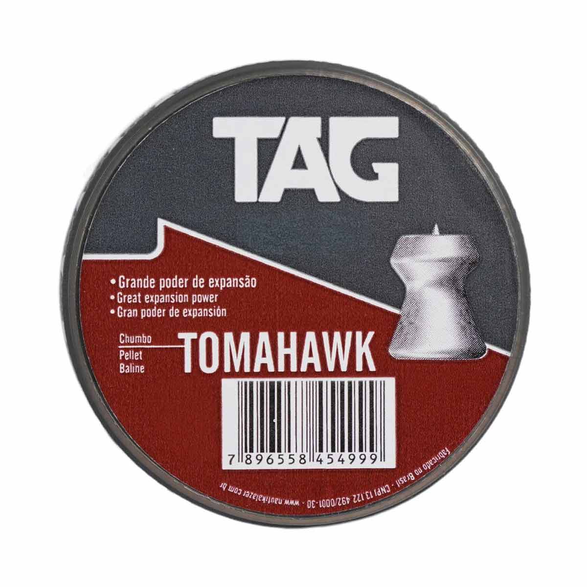 Chumbinho NTK Tomahawk 5.5mm 125 Unidades