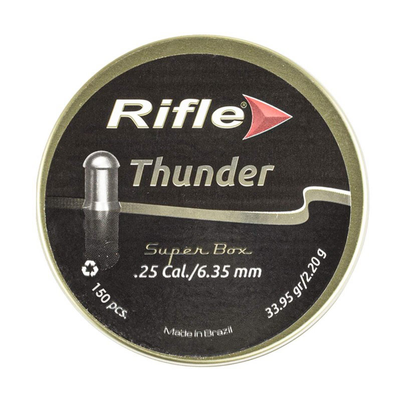 Chumbinho Rifle Thunder 6.35mm (.25) 150 Unidades