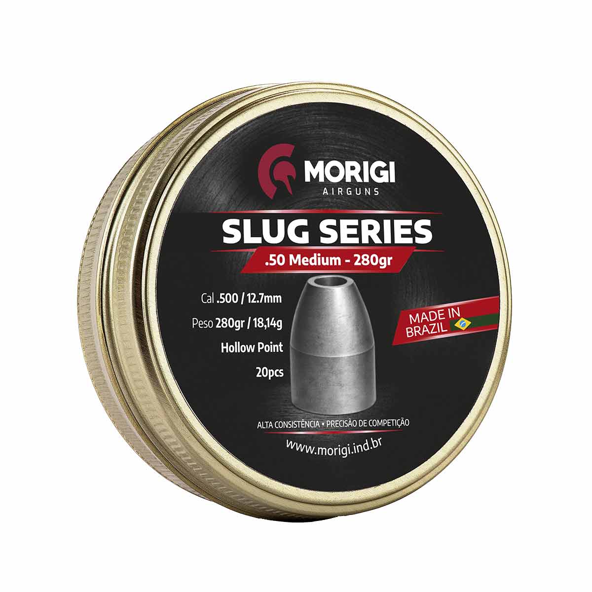 Chumbinho Slug Morigi 12.7MM (.50) 280gr 20Un