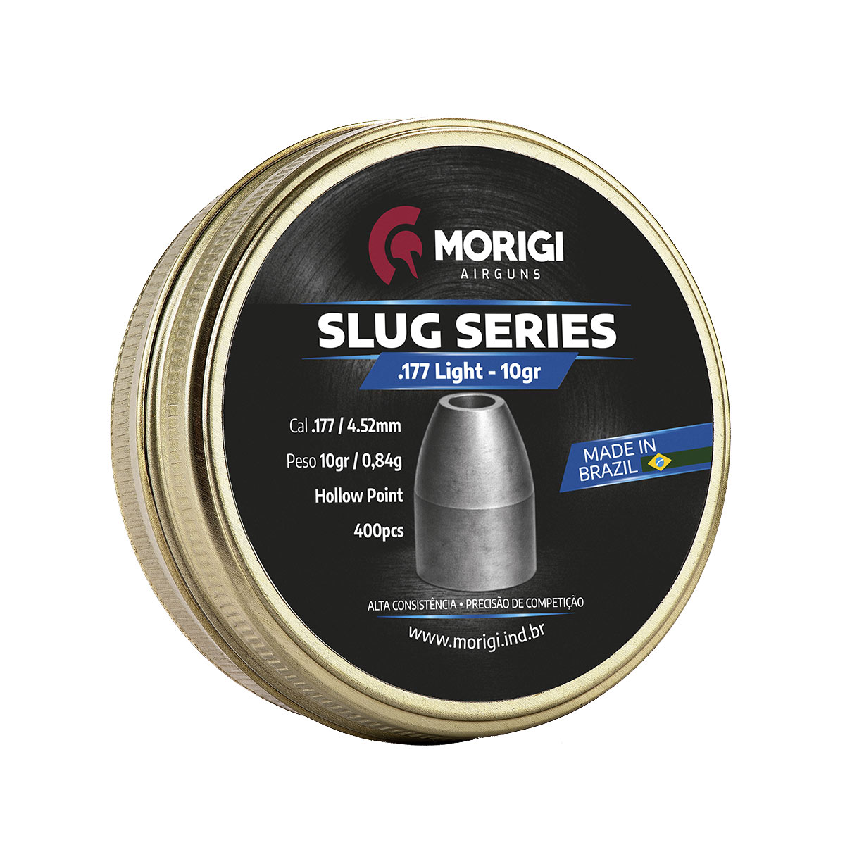 Chumbinho Slug Morigi 4.5mm 10gr 400Un
