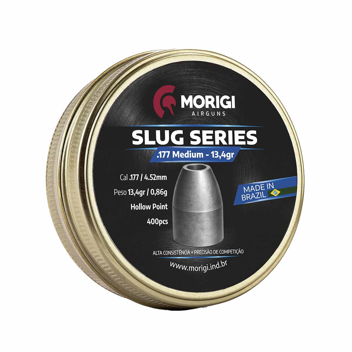 Chumbinho Slug Morigi 4.5mm 13.4gr 400Un