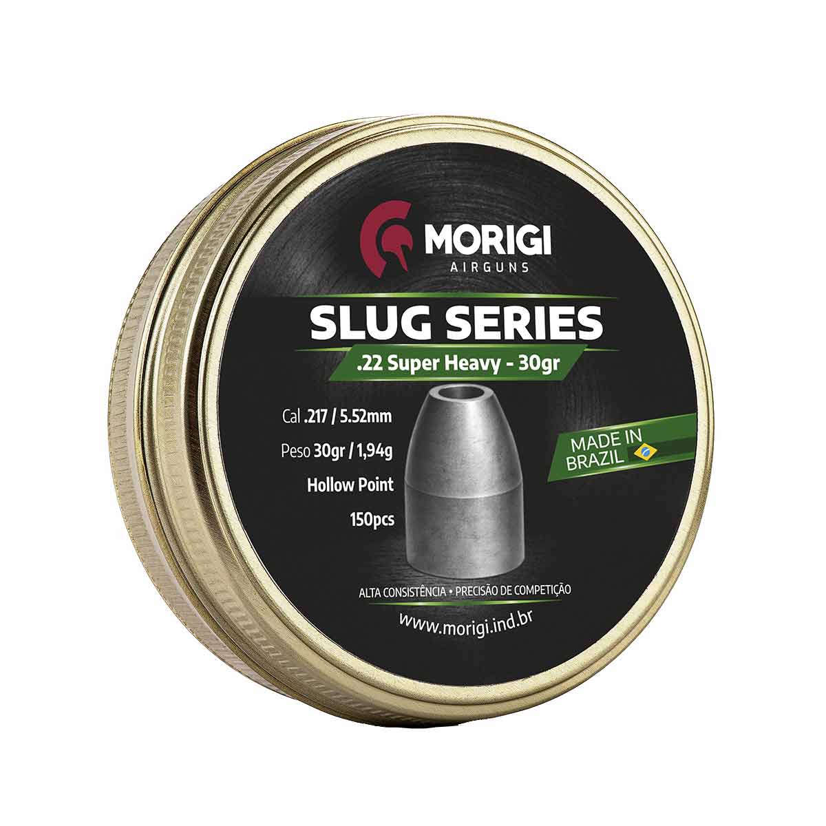 Chumbinho Slug Morigi 5.5mm 30gr 150Un
