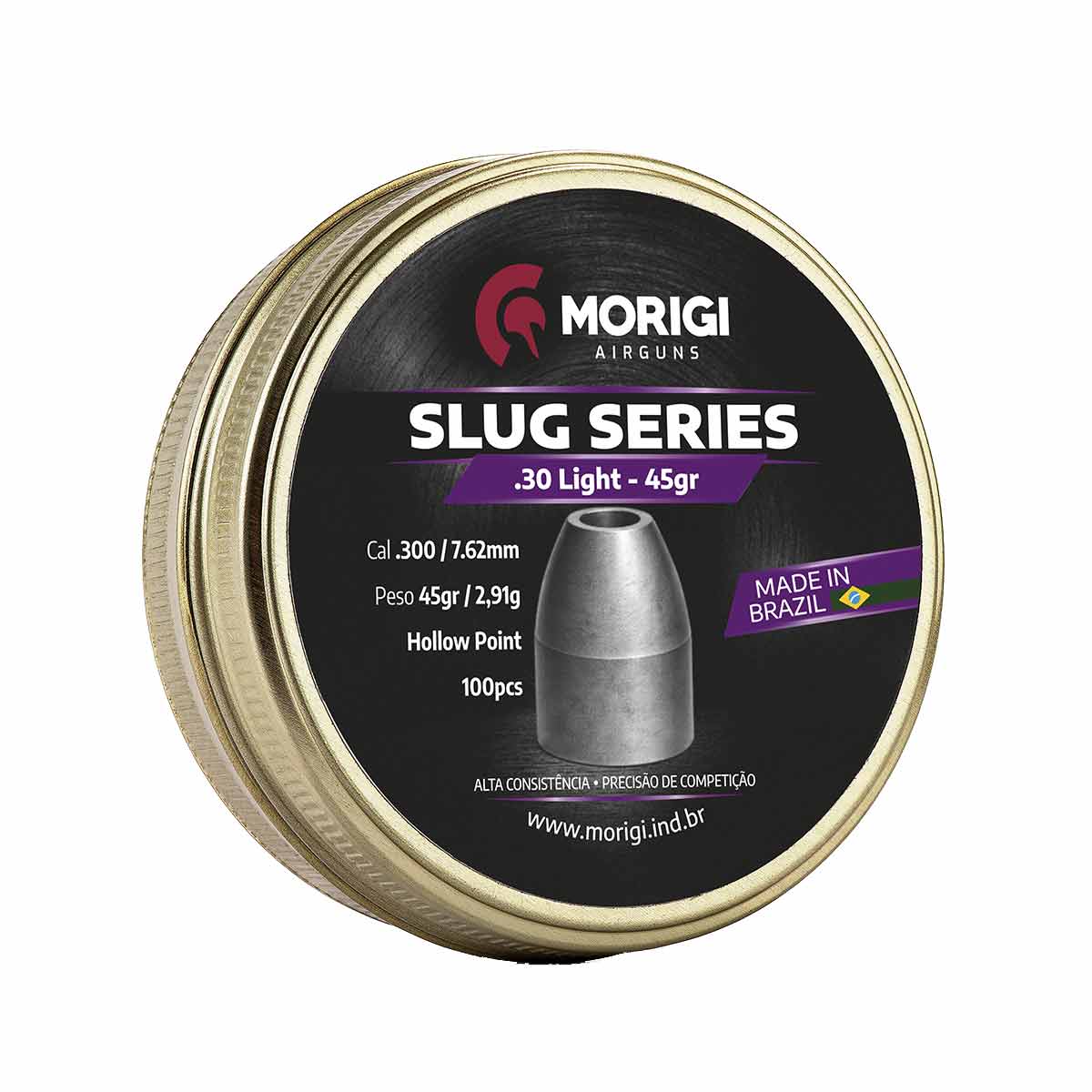 Chumbinho Slug Morigi 7.62mm 45gr 100Un