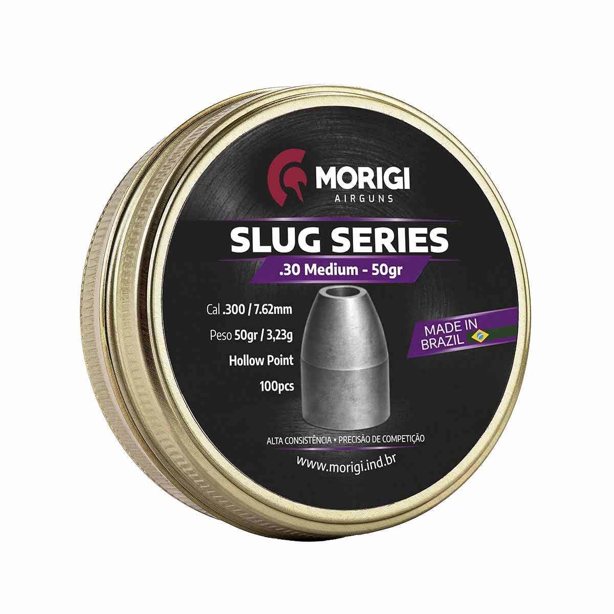 Chumbinho Slug Morigi 7.62mm 50gr 100Un