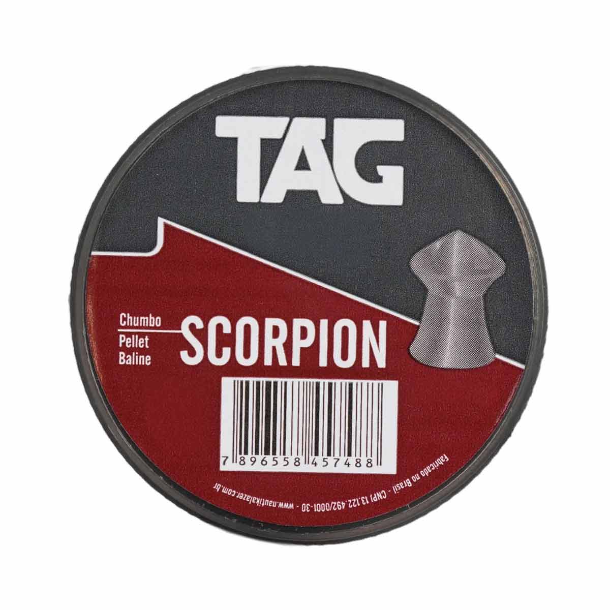 Chumbinho TAG Scorpion 5.5mm 75 Un
