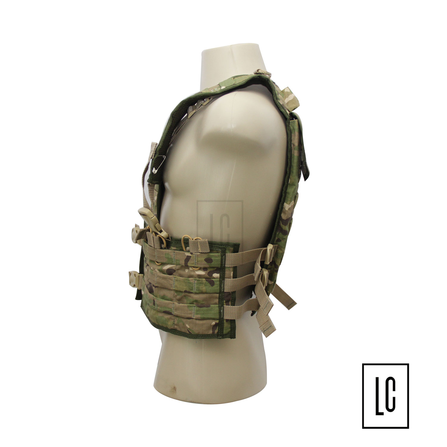 Colete Suspensório Tático - Multicam 