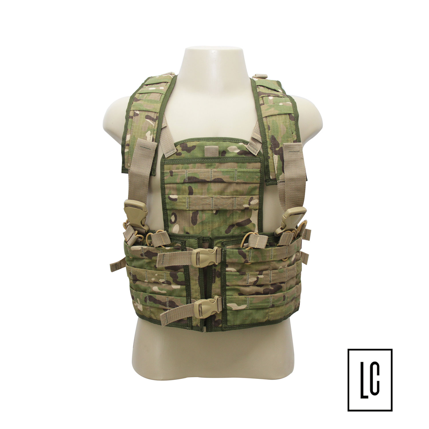 Colete Suspensório Tático - Multicam 