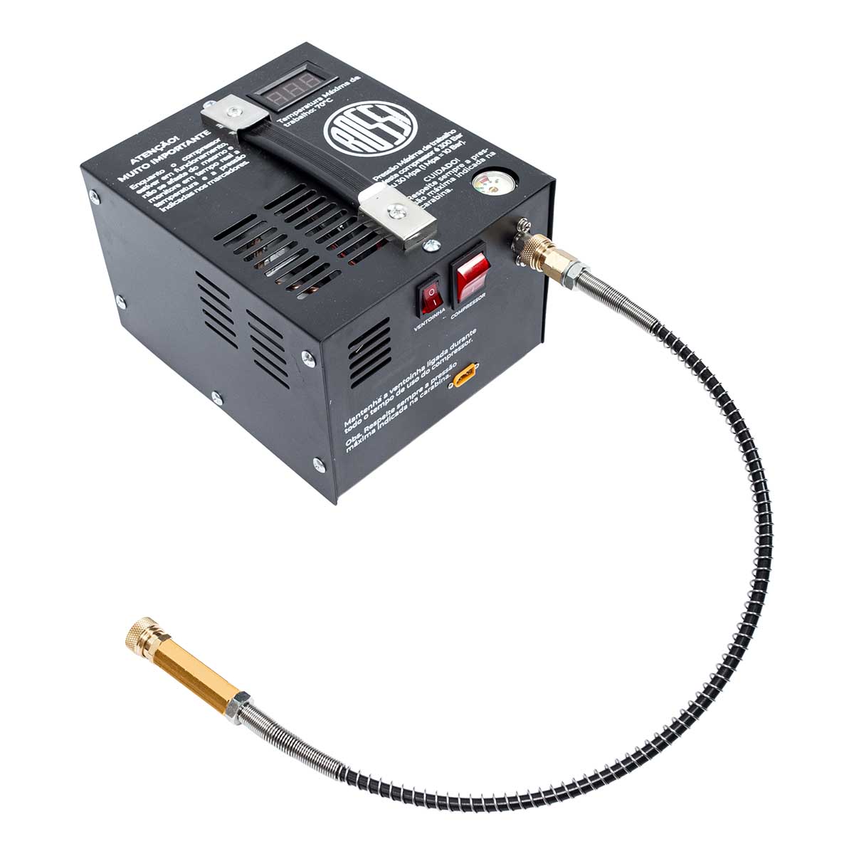 Compressor Portátil PCP Rossi 300 BAR 110 / 220 / 12V