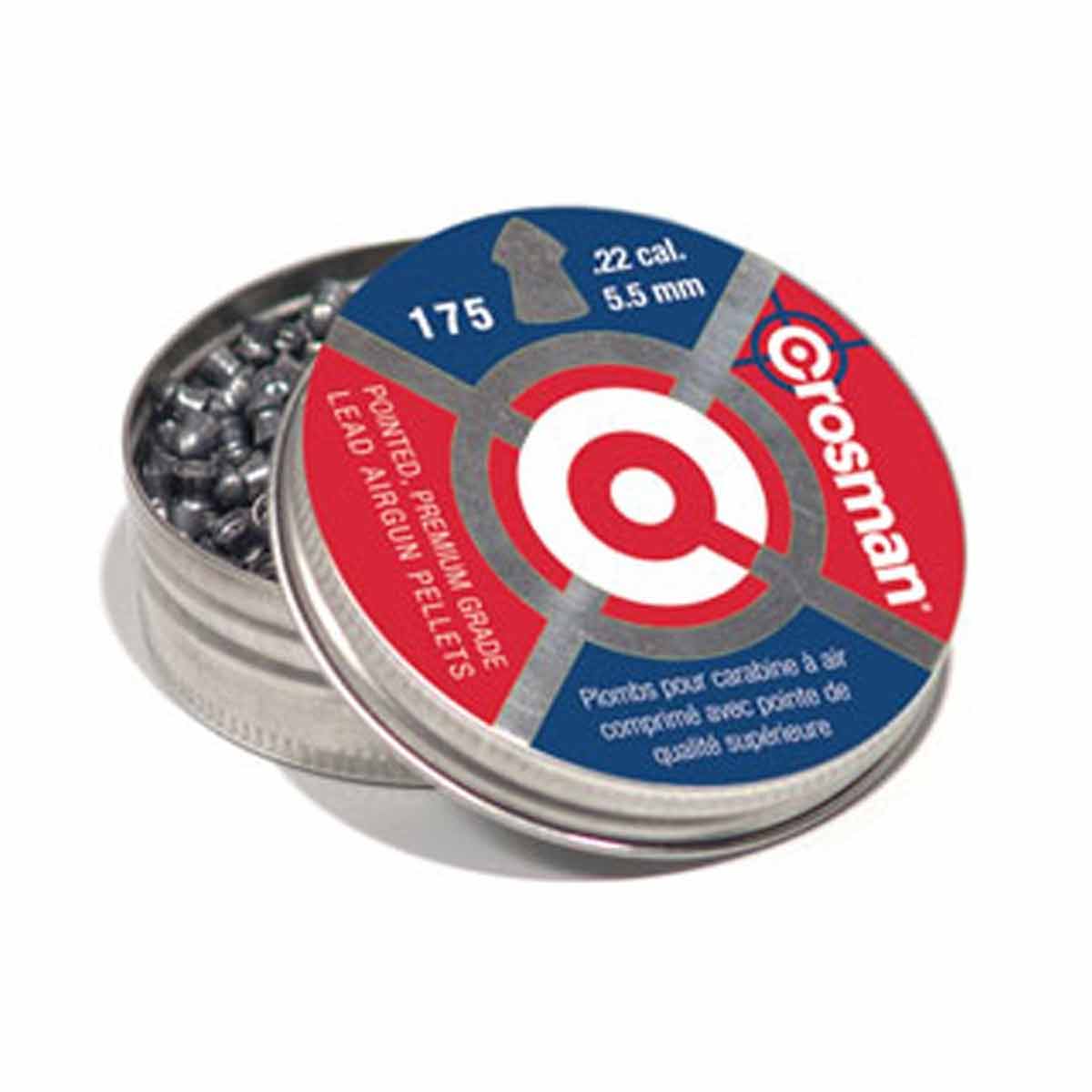 Chumbinho Crosman Premier Pointed Hunting 5,5mm (.22) 175 Unidades 14.3gr