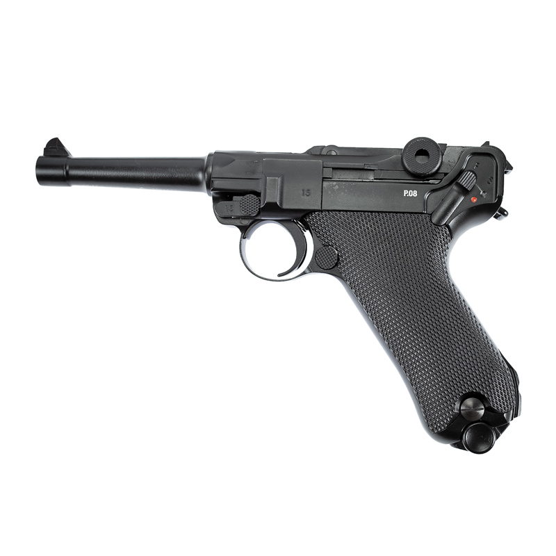 Luger P08 エアガン Luger P08 Co2 Pistola 4.5mm Realista | LojaDaCarabina
