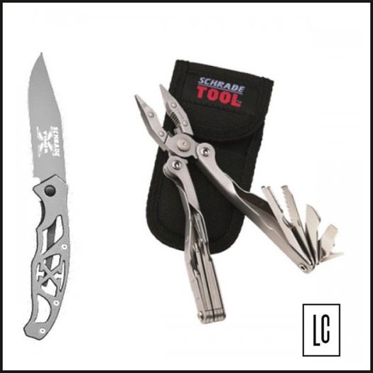 Kit Canivete + Ferramenta multifuncional - Schrade