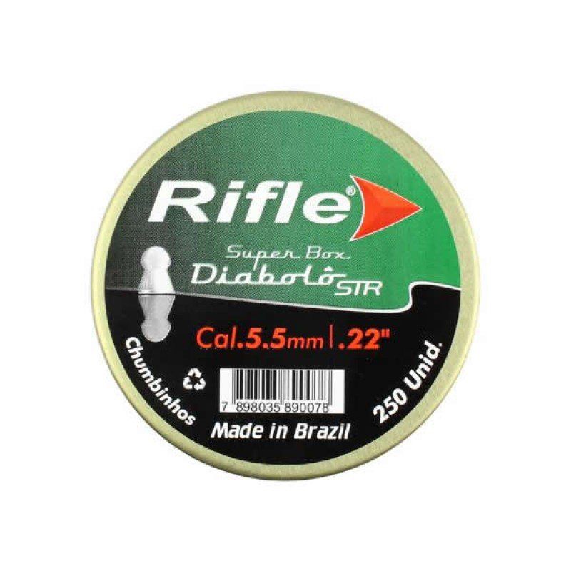 Chumbinho Rifle Diabolô STR SB 5,5mm (.22) 250 un