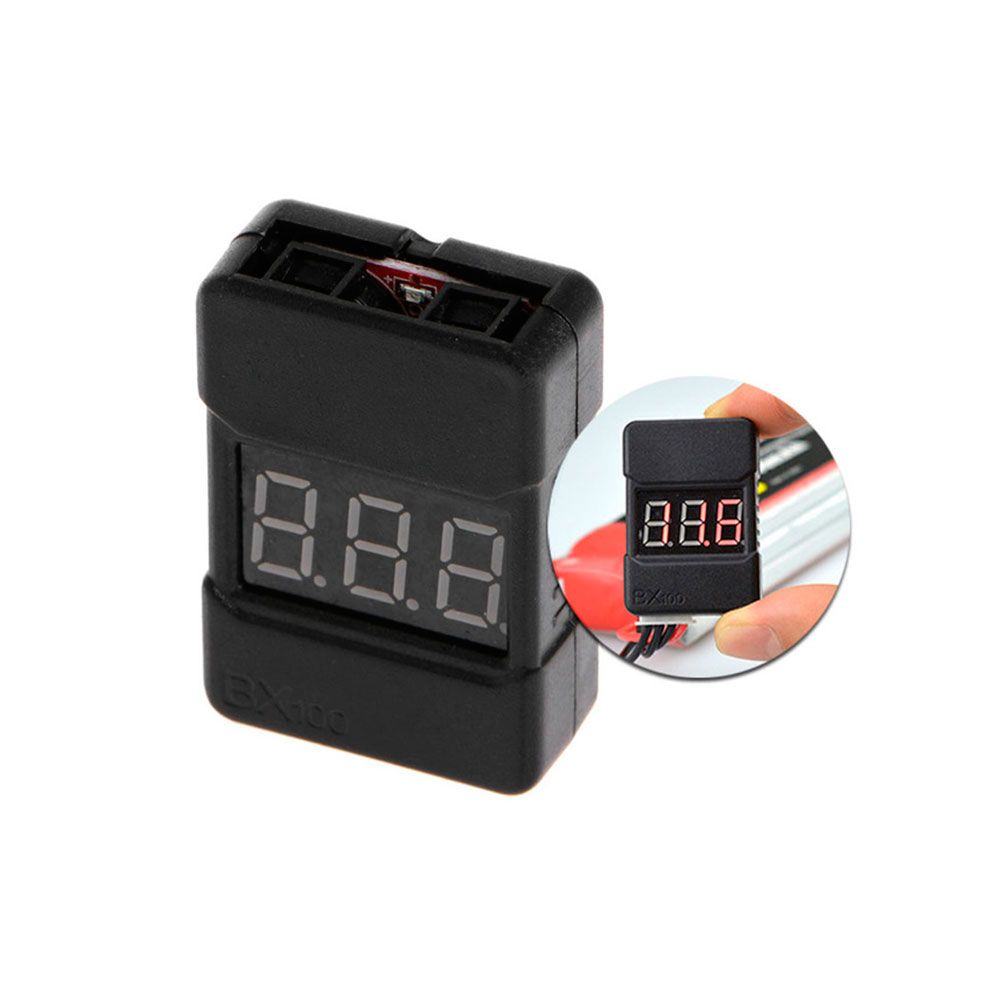 Alarme/Medidor de Voltagem para Baterias Lipo 1S-8S