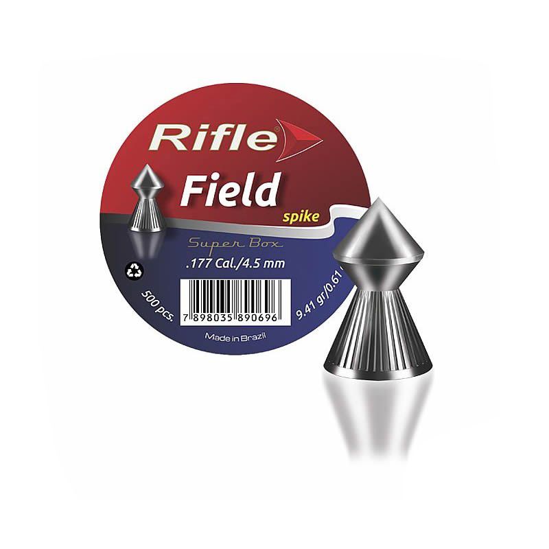 Chumbinho Rifle Field Spike SB 4,5mm 500 Unidades