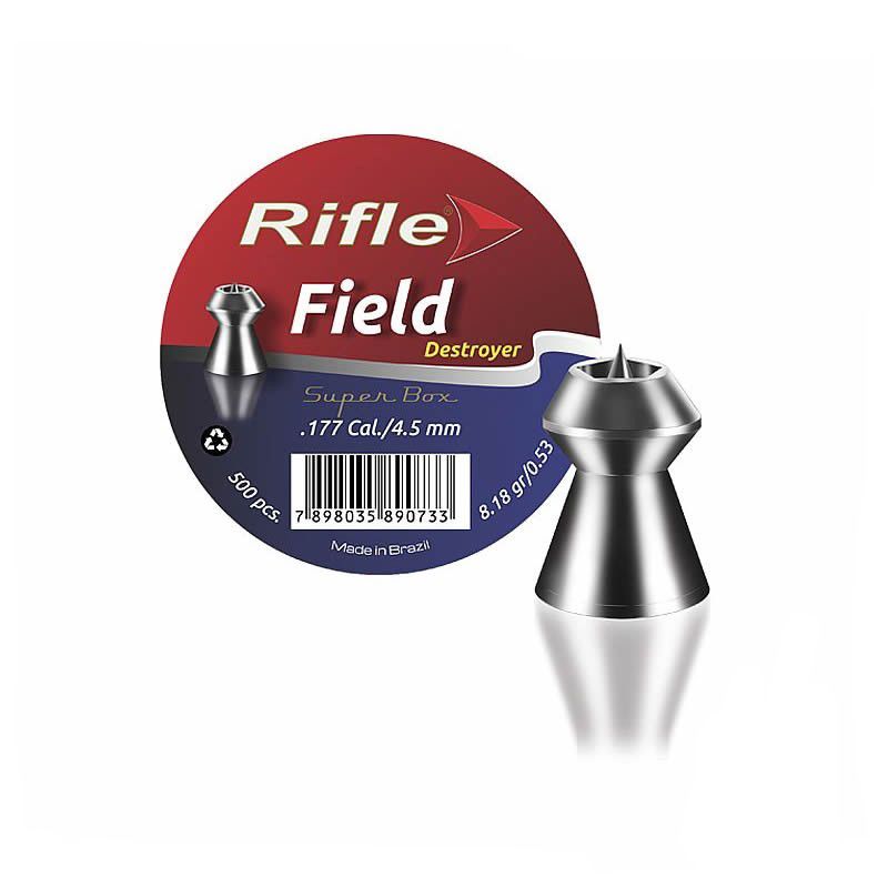 Chumbinho Rifle Field Destroyer SB 4,5mm 500 Unidades