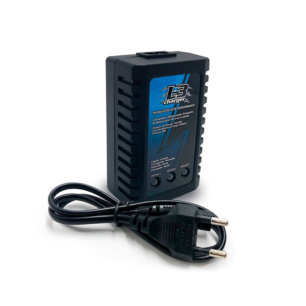Carregador para Bateria LIPO L3 2S/3S