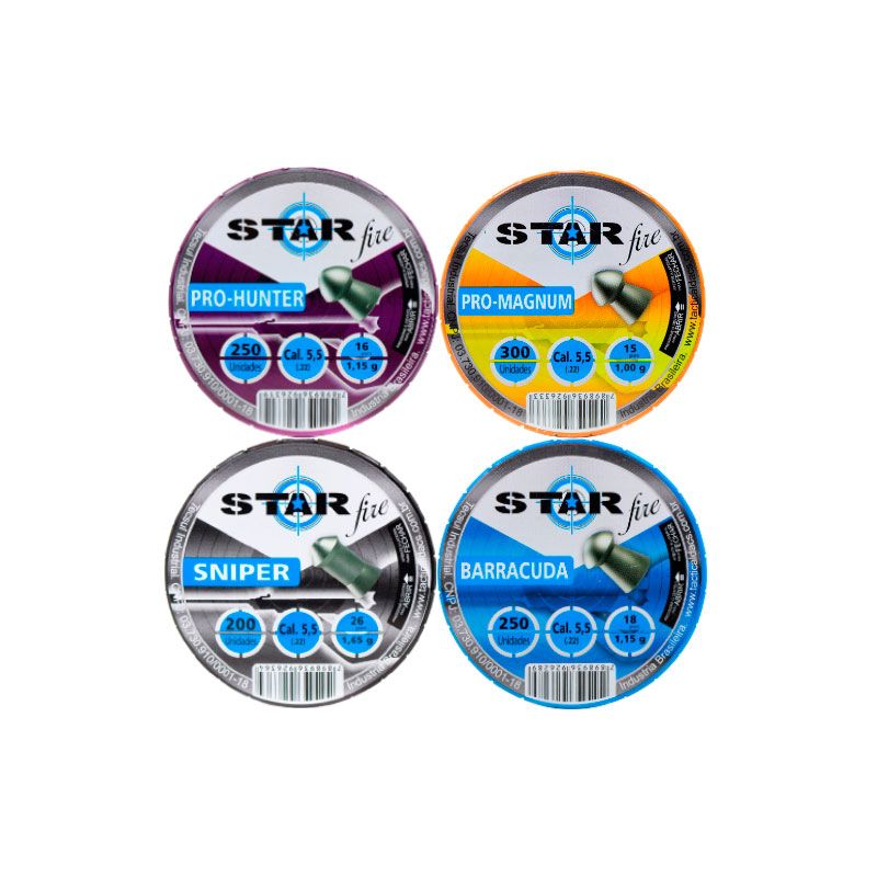 Kit Chumbinhos Star Fire 5.5mm