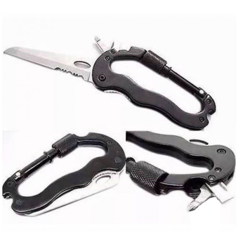 Canivete Mosquetão - Preto - Taue