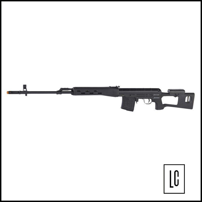 Rifle de Airsoft Dragunov Kalashnikov - 6mm - King Arms - Mostruário