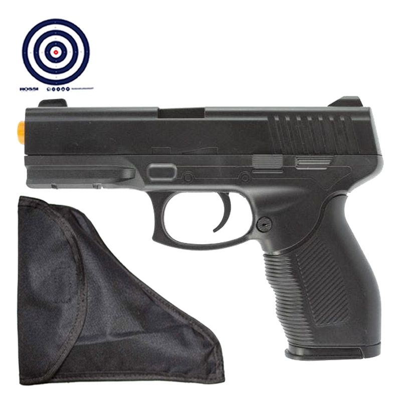 Airsoft Spring 24/7 V310 + Coldre para Pistola e Revólver + Alvos