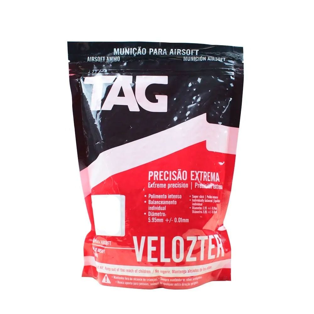 Airsoft BBs 0.25g TAG Velozter 4000 Un