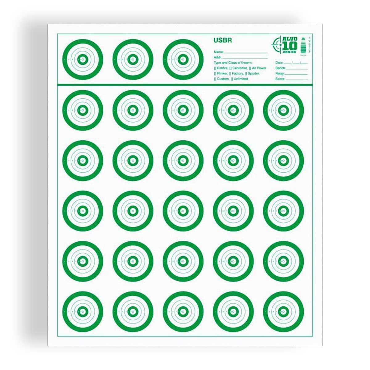 Alvo Bencherest Verde 35x41cm USBR NRA