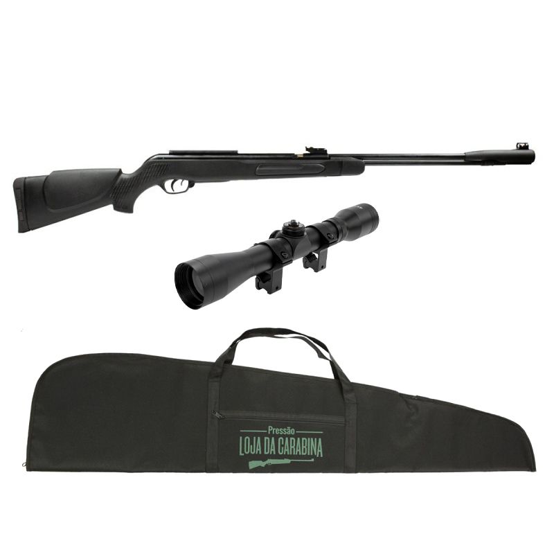 Carabina de Pressão Gamo CFX - 4.5mm + Luneta 4x32 + Capa