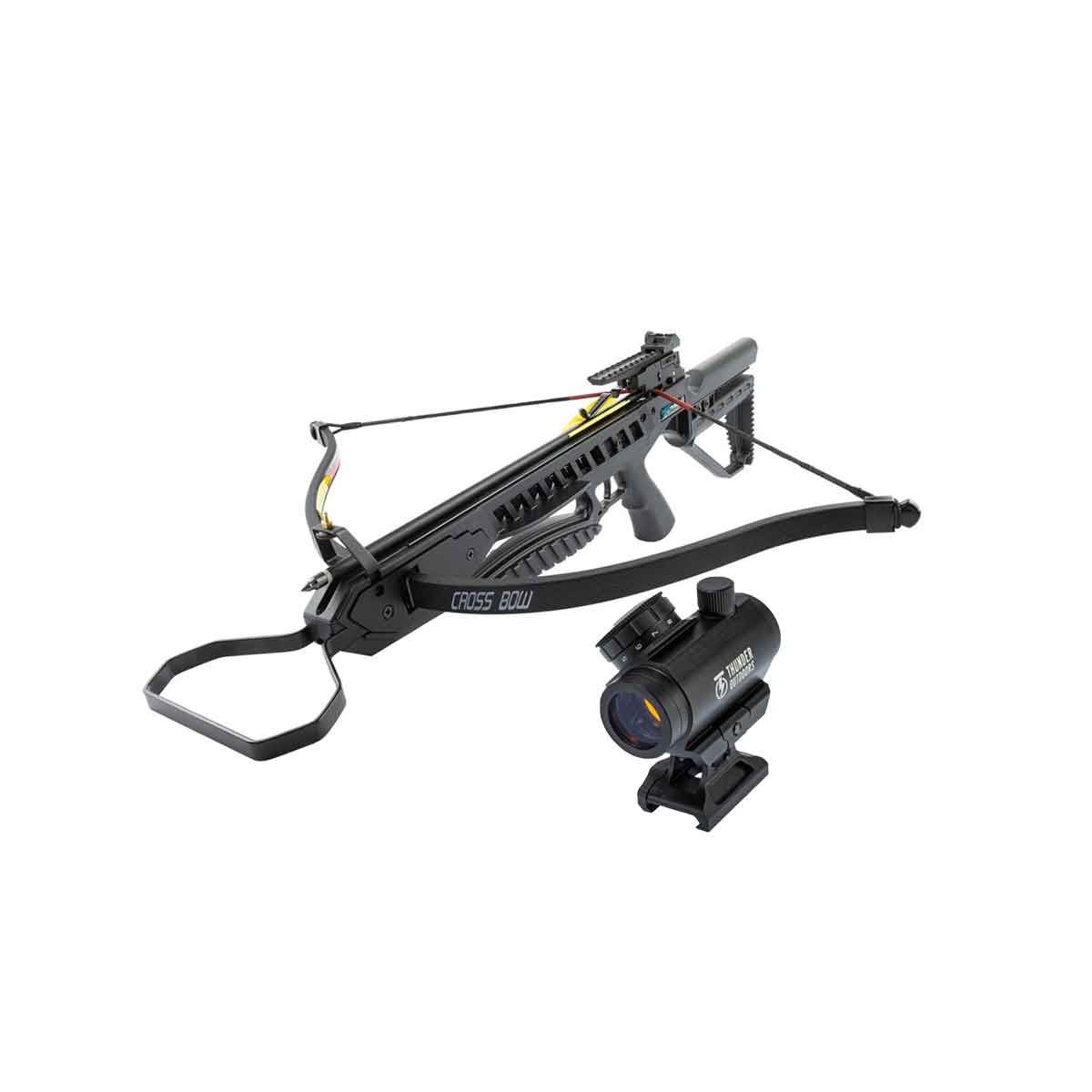 Balestra Recurvo Rip Claw Man Kung 175 lbs + Red Dot T4 1x22 Thunder Outdoors