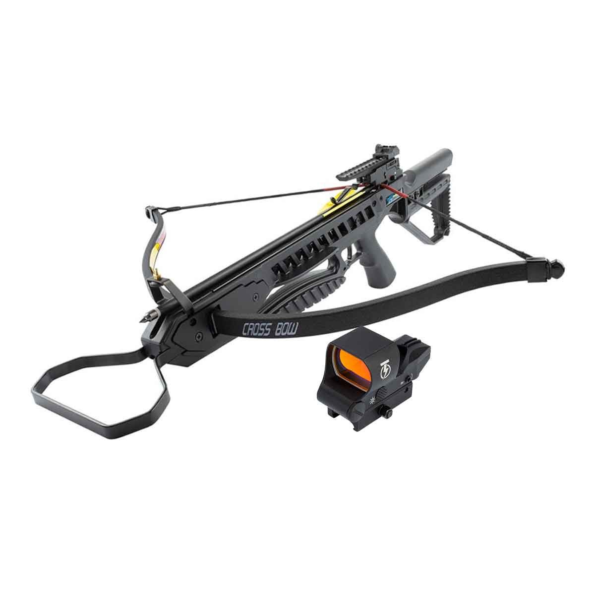 Balestra Recurvo Rip Claw Man Kung 175 lbs + Red Dot Z4 1x28x40 Thunder Outdoors