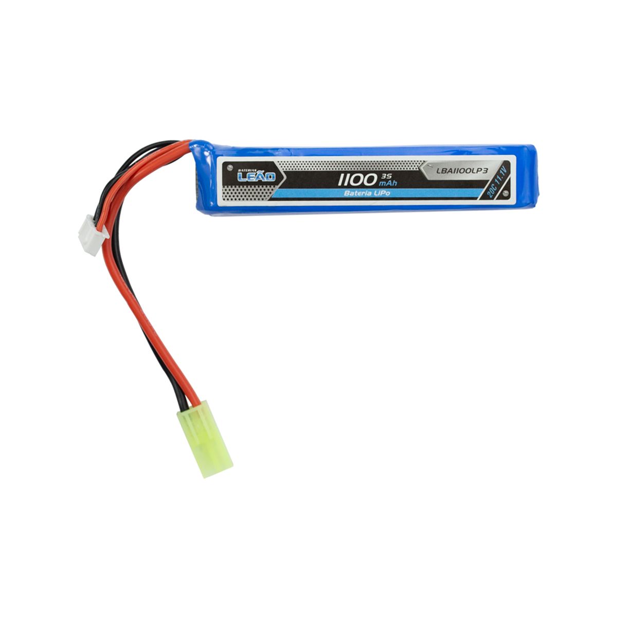 Bateria Airsoft LiPo 11.1V 1100mAh 20C 40C