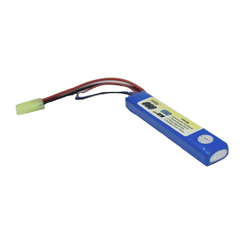 Bateria Airsoft LiPo FFB-008 7.4V / 900mAh 15C