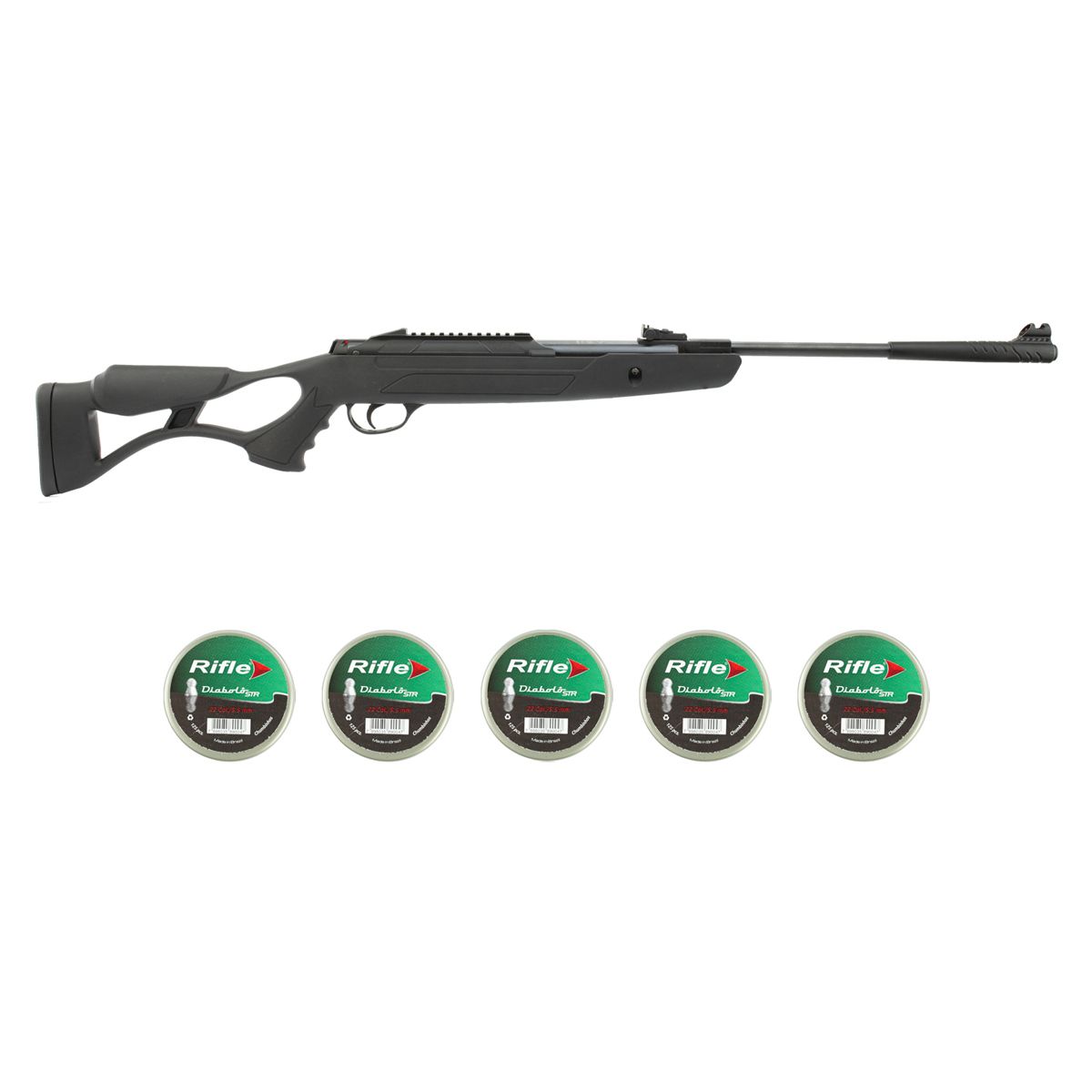 Carabina de Pressão Hatsan Airtact PD Nitro 5.5mm + Chumbinho