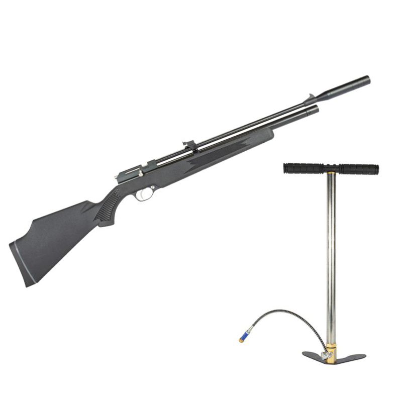 Carabina PCP Artemis PR900S G2 4.5mm com Válvula Reguladora + Bomba Manual PCP 300 Bar Pé Fixo FXR