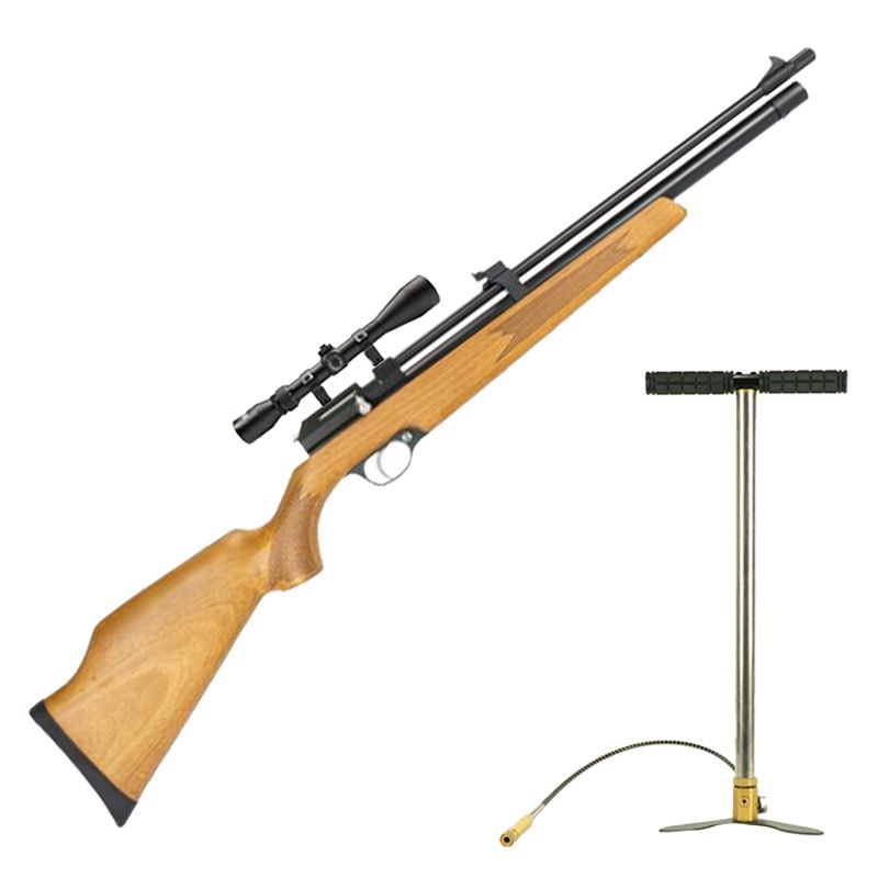 Carabina de Pressão PCP Artemis PR900W G2 5.5mm + Luneta 3-9x40 + Bomba Manual 235 BAR